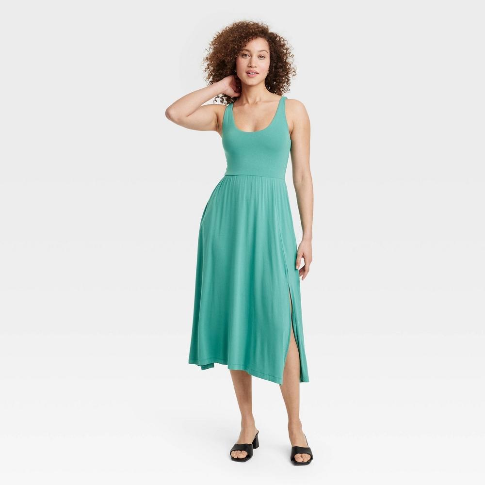 Womens Midi Ballet Dress - A New Day Teal XS Product Image