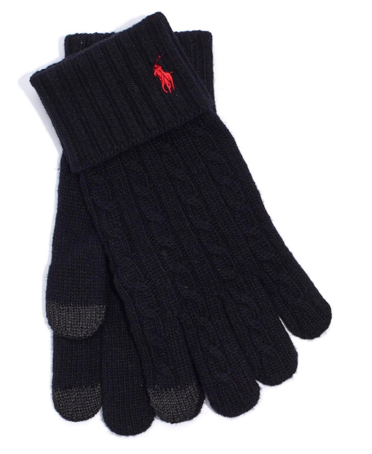 Polo Ralph Lauren Mens Classic Cable Gloves Product Image