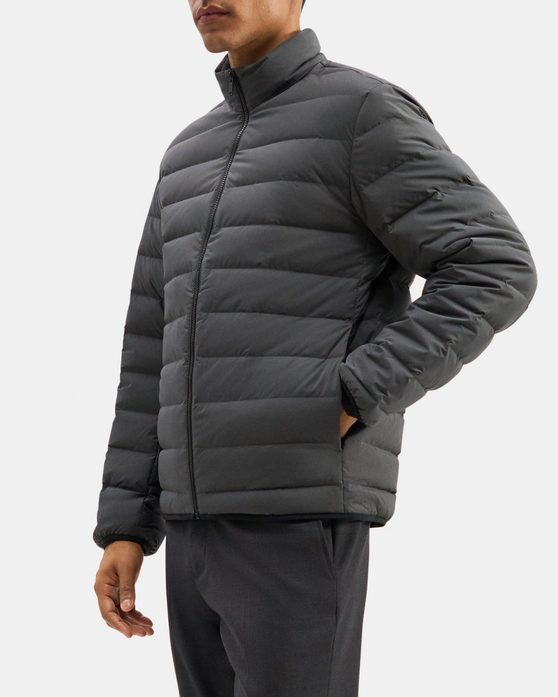 Quilted Jacket in Stretch Poly Product Image