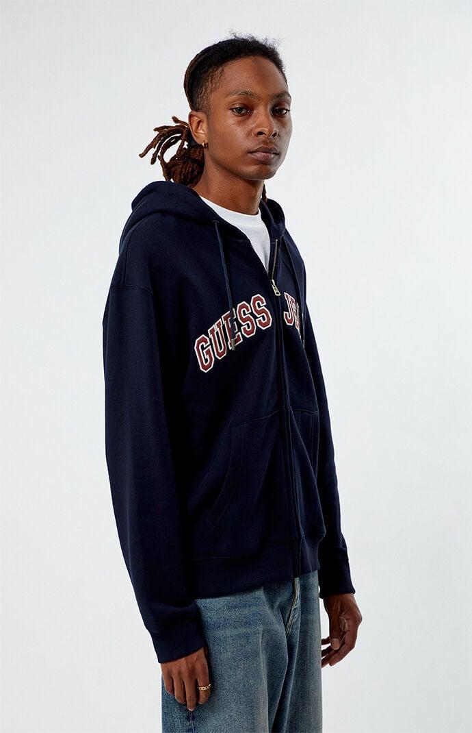 Guess Jeans Men's Patch Full Zip Hoodie Product Image