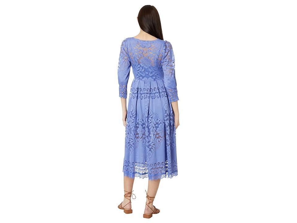 Free People Shadow Dance Midi (Persian Jewel) Women's Dress Product Image