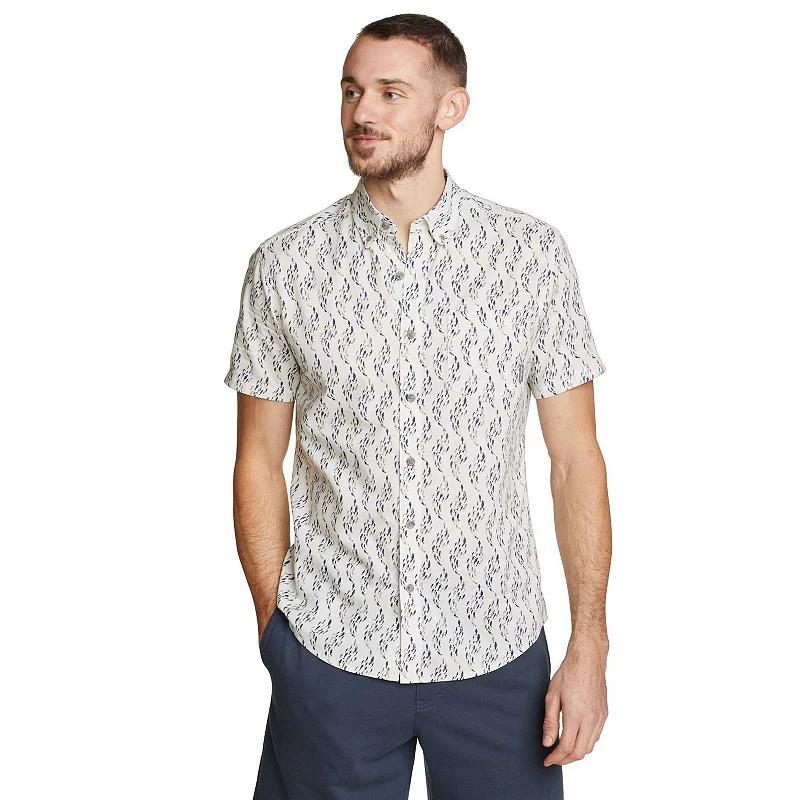 Mens Eddie Bauer Baja Print Shirt, Size: XL, Natural Product Image