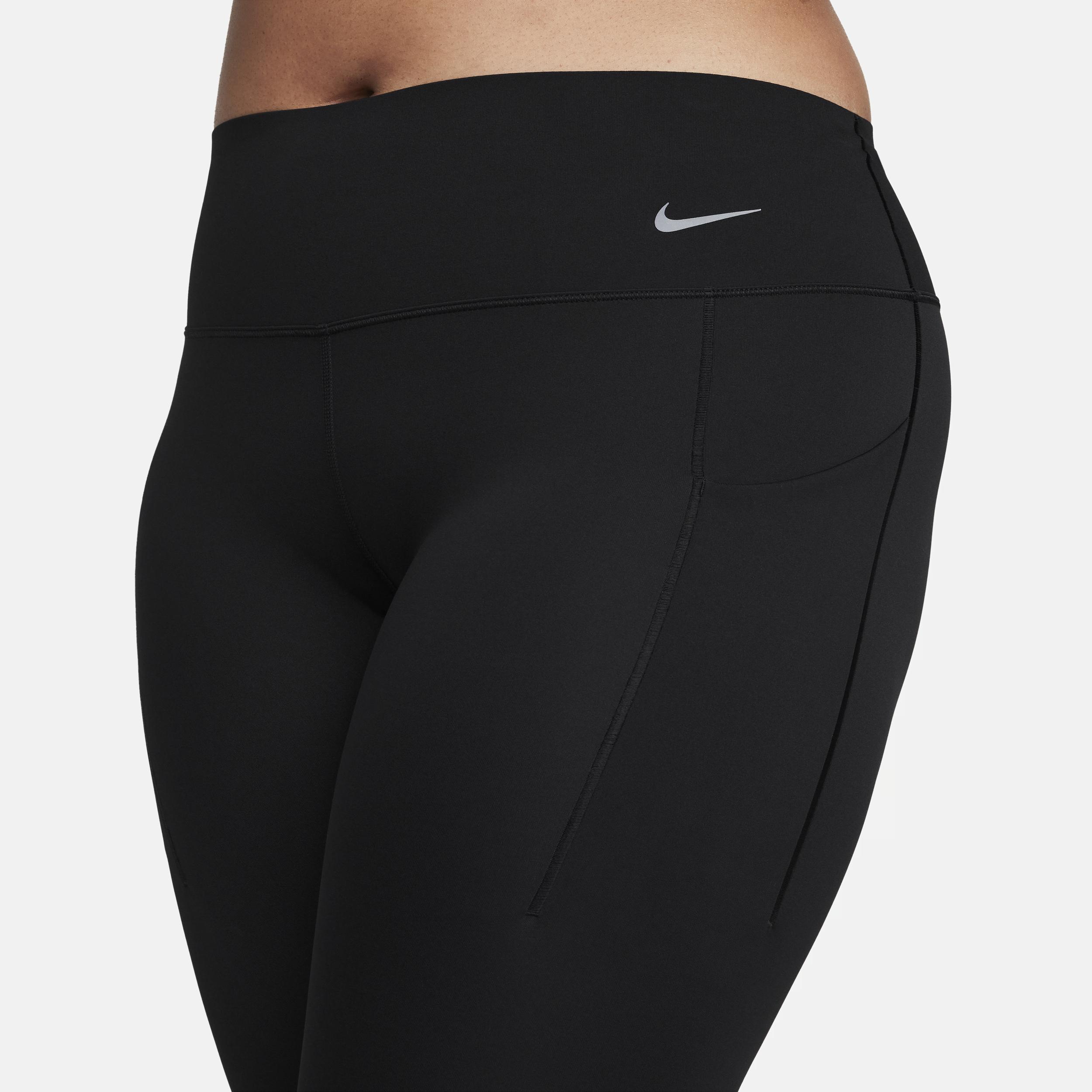 Nike Womens Universa -Support Mid-Rise 7/8 Leggings with Pockets Product Image