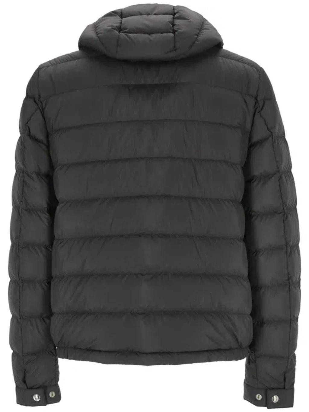 MONCLER Padded Zipped Jacket In Black Product Image