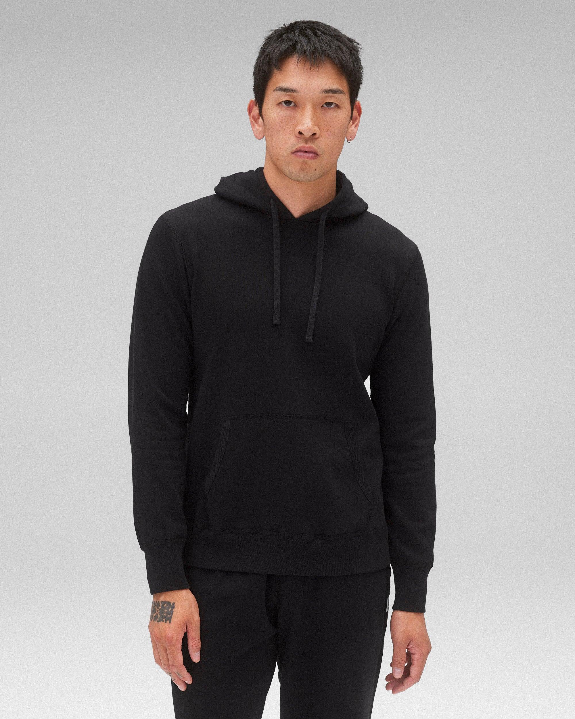 Lightweight Terry Slim Hoodie Male Product Image