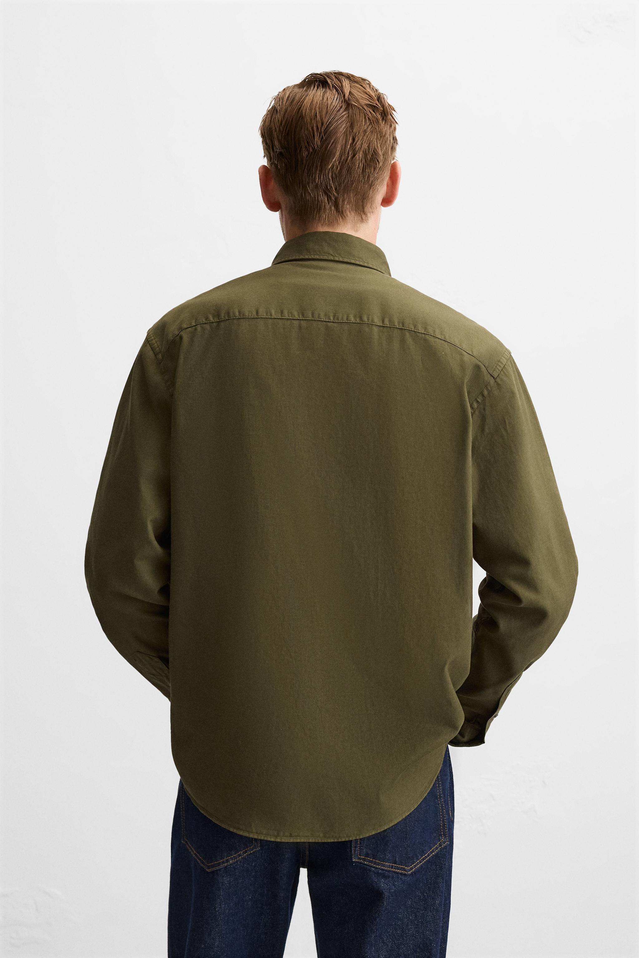 TEXTURED WEAVE TWILL SHIRT Product Image