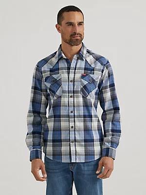 Men's Cowboy Wash Plaid Shirt | Men's SHIRTS | Wrangler® Product Image