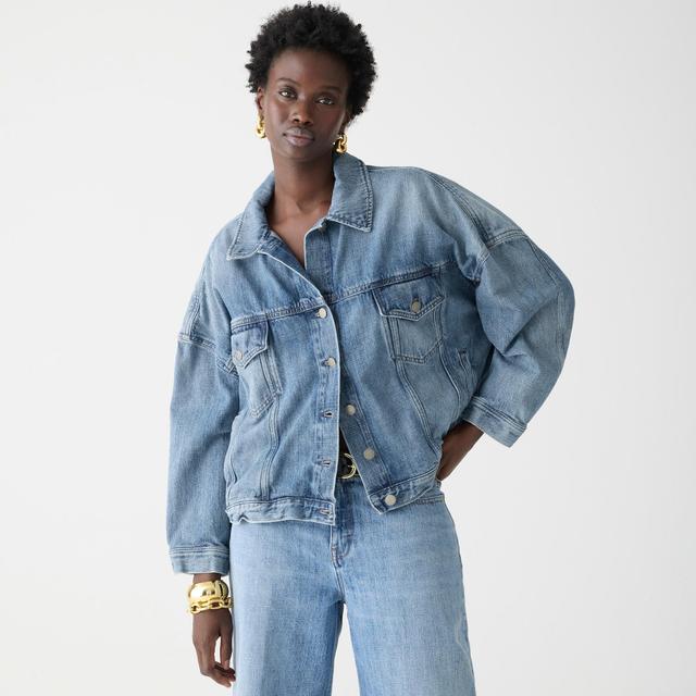 Limited-edition Point Sur denim trucker jacket in Beach Way wash Product Image