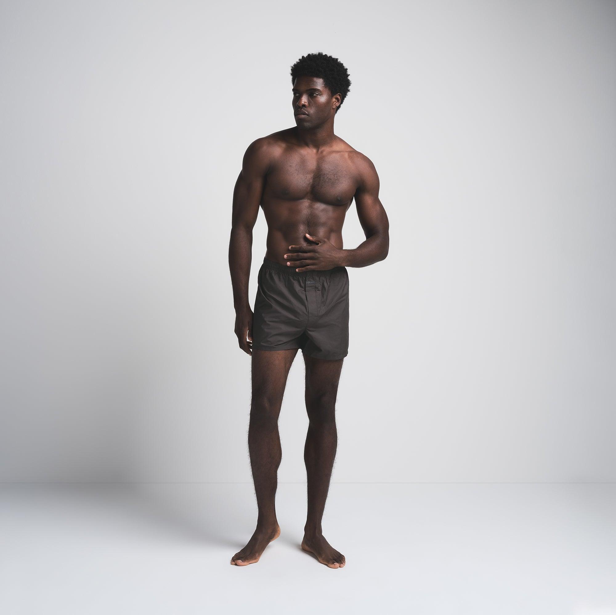 COTTON POPLIN MENS BOXER 3-PACK | ONYX ASH FAIR ISLE Product Image