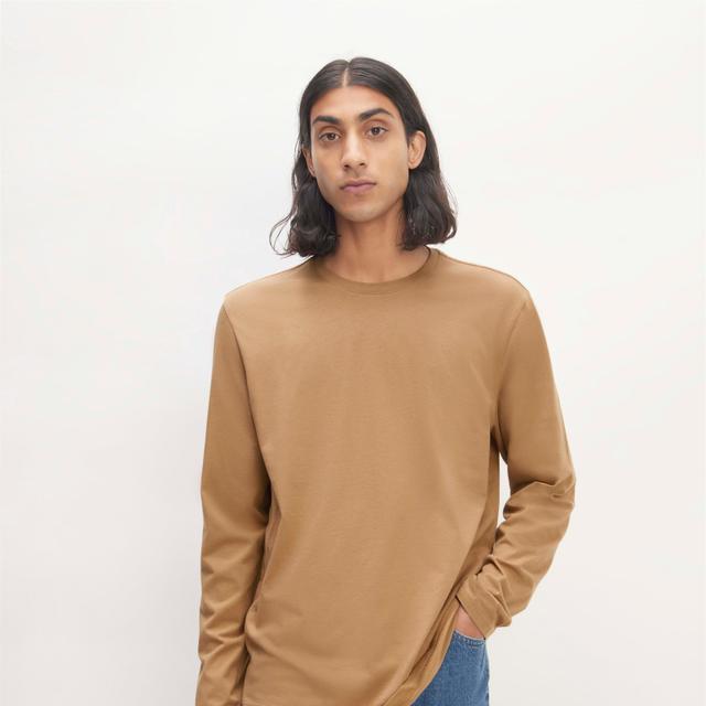 Mens Essential Organic Long-Sleeve T-Shirt by Everlane Product Image