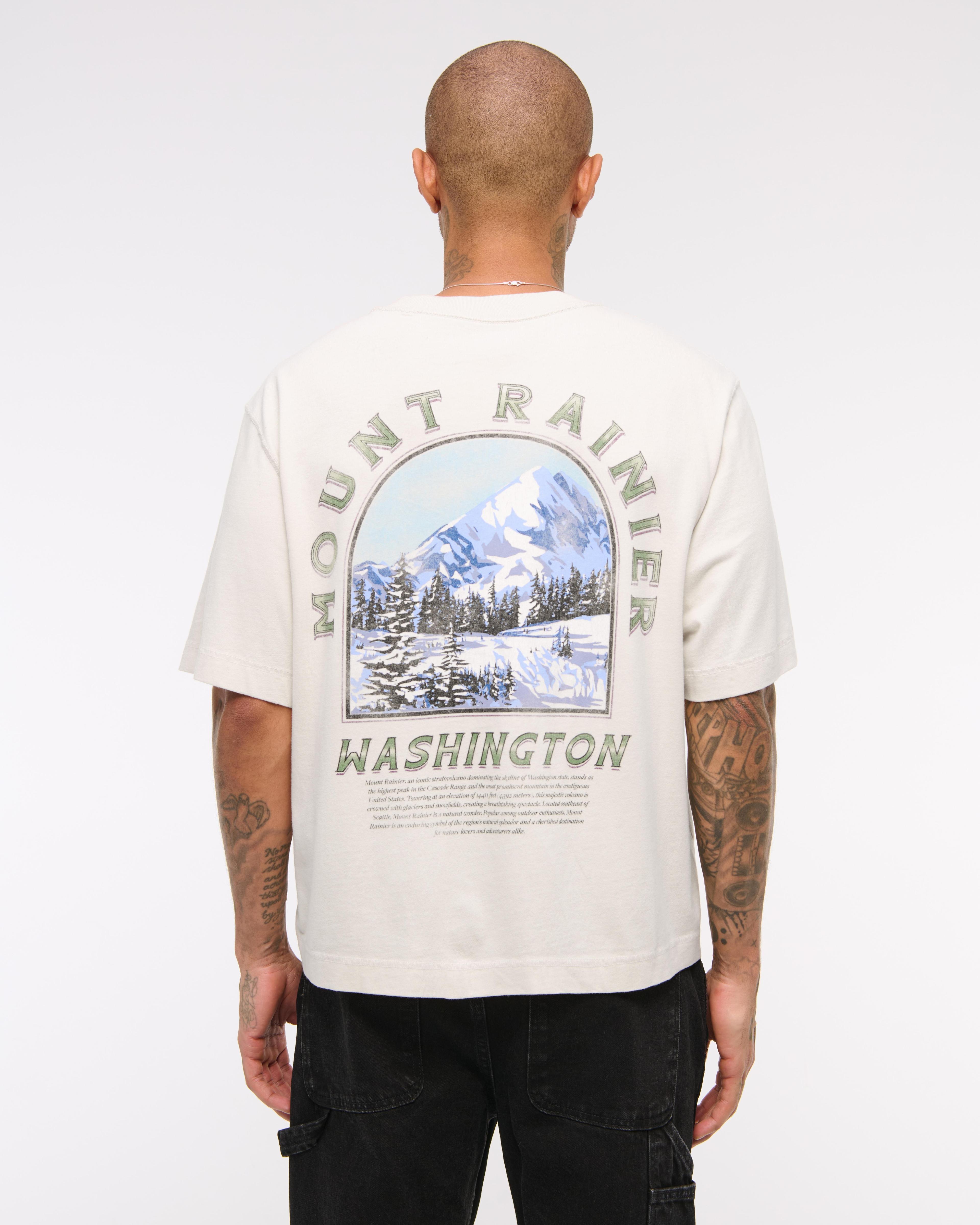 Cropped Mount Rainier Graphic Tee Product Image