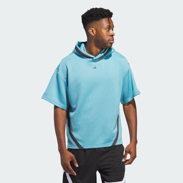 adidas Basketball Select Short Sleeve Hoodie Product Image