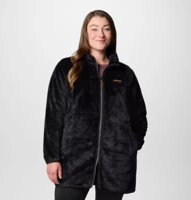 Columbia Women's Fire Side Long Full Zip Fleece Jacket - Plus Size- Product Image