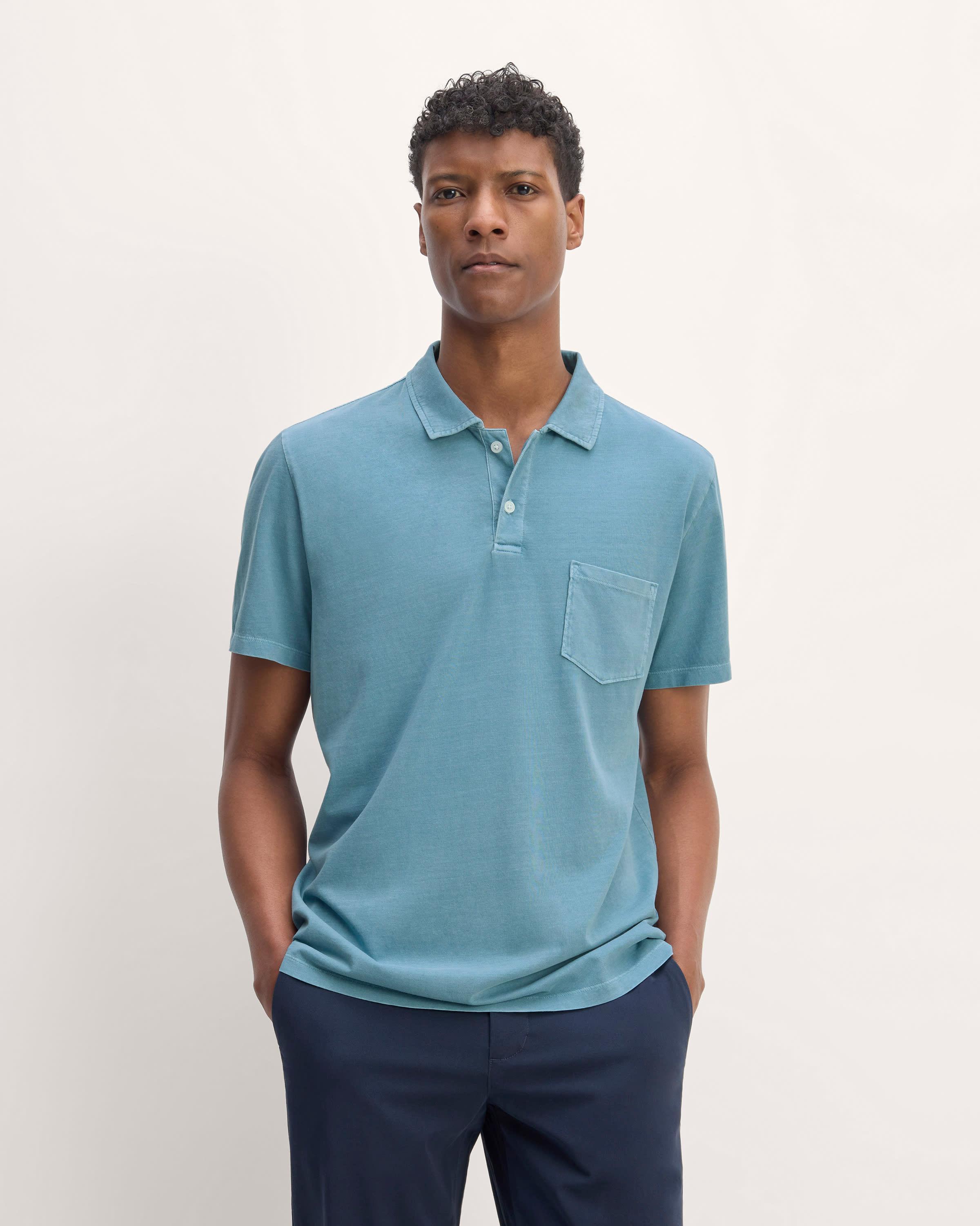 The Essential Organic Garment-Dyed Polo Product Image