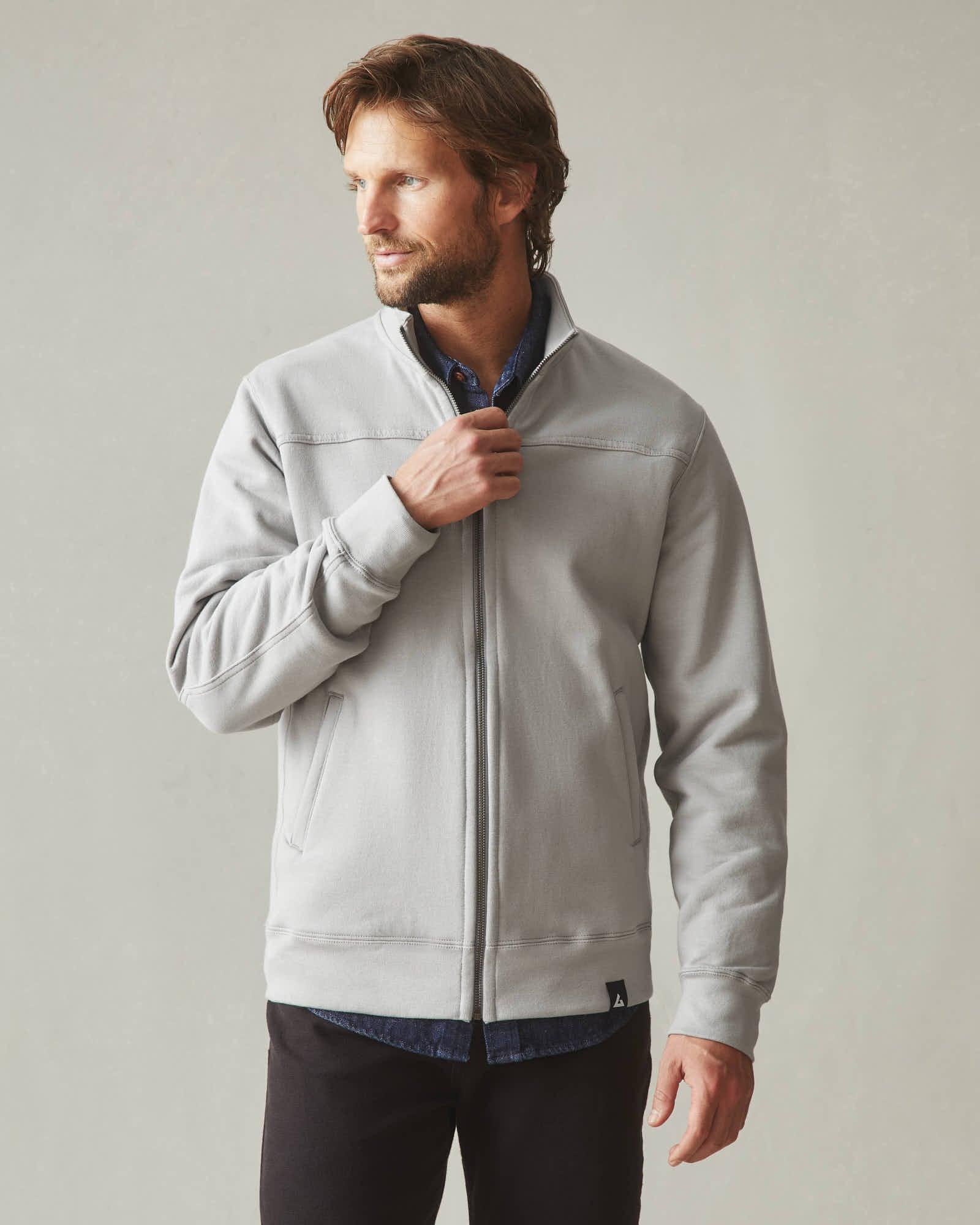 Moto Full Zip - Ghost Grey product image