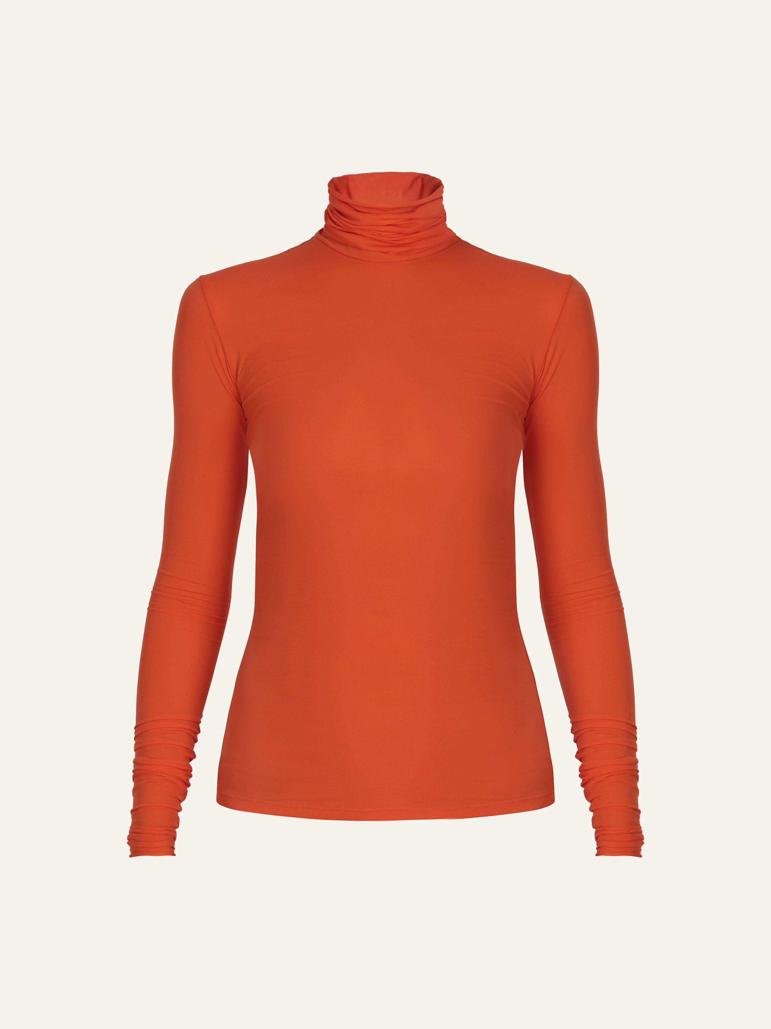 Bounce turtleneck in Orange Product Image