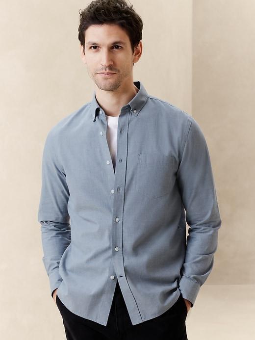 Slim Chambray Shirt Product Image