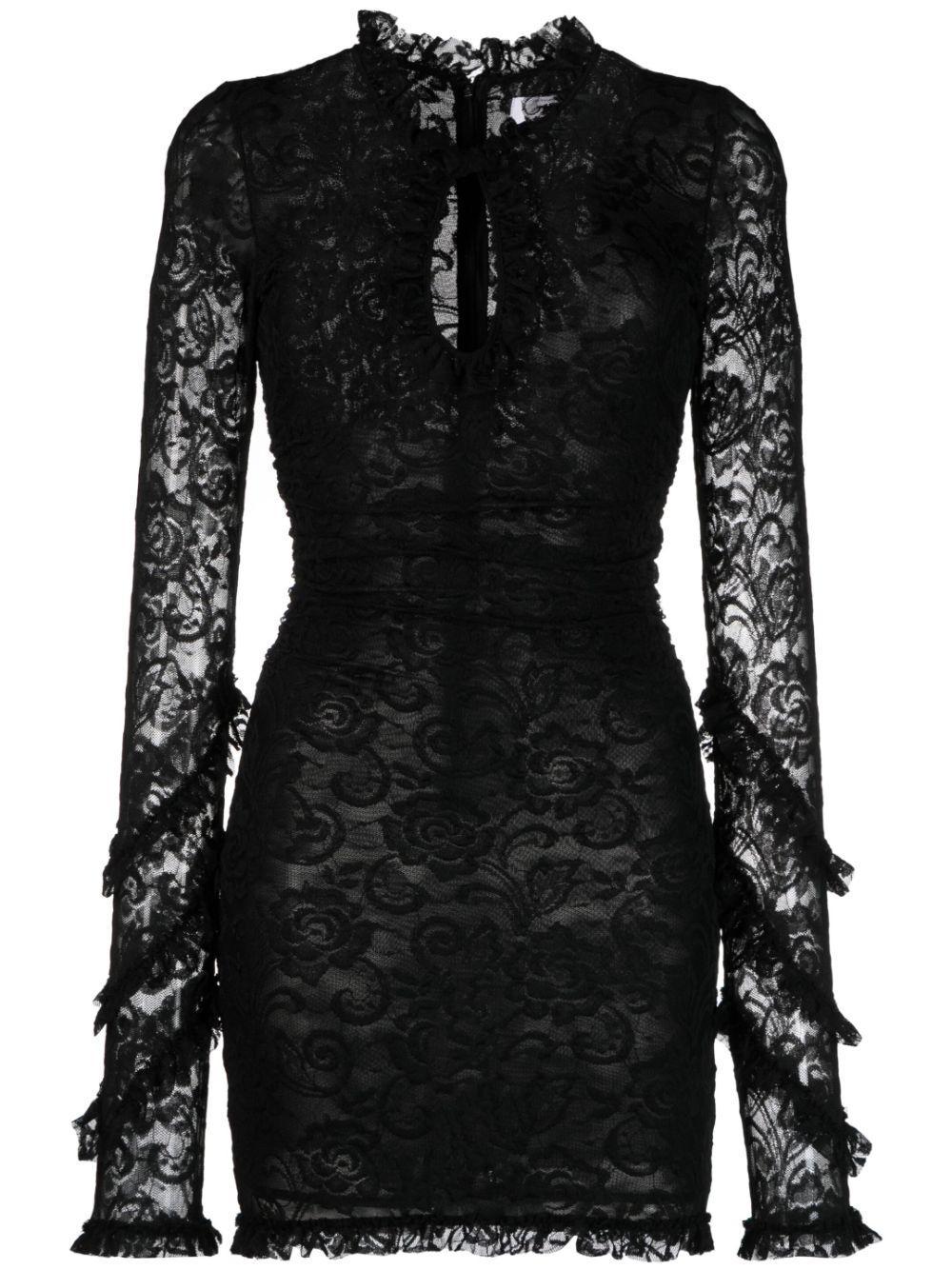 keyhole lace minidress Product Image