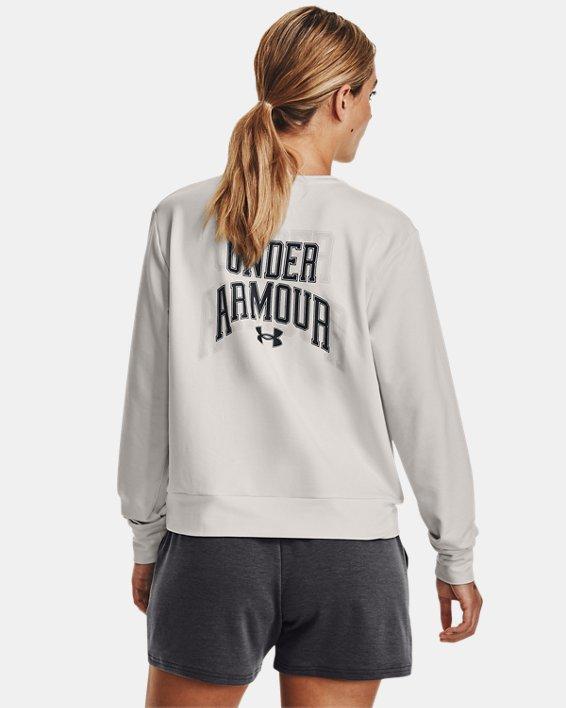 Women's UA Rival Terry Graphic Crew Product Image