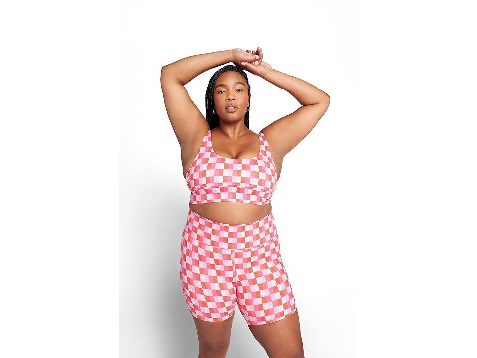 Beach Riot Zappos Print Lab: Check Me Out Leah Top (Optical Checkers) Women's Lingerie Product Image