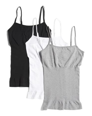 3pk Seamless Shaping Camisole for Women | Spandex/Nylon Product Image