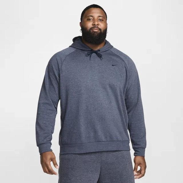 NIKE Men's Primary Dri-fit Uv Pullover Versatile Hoodie In Blue Product Image