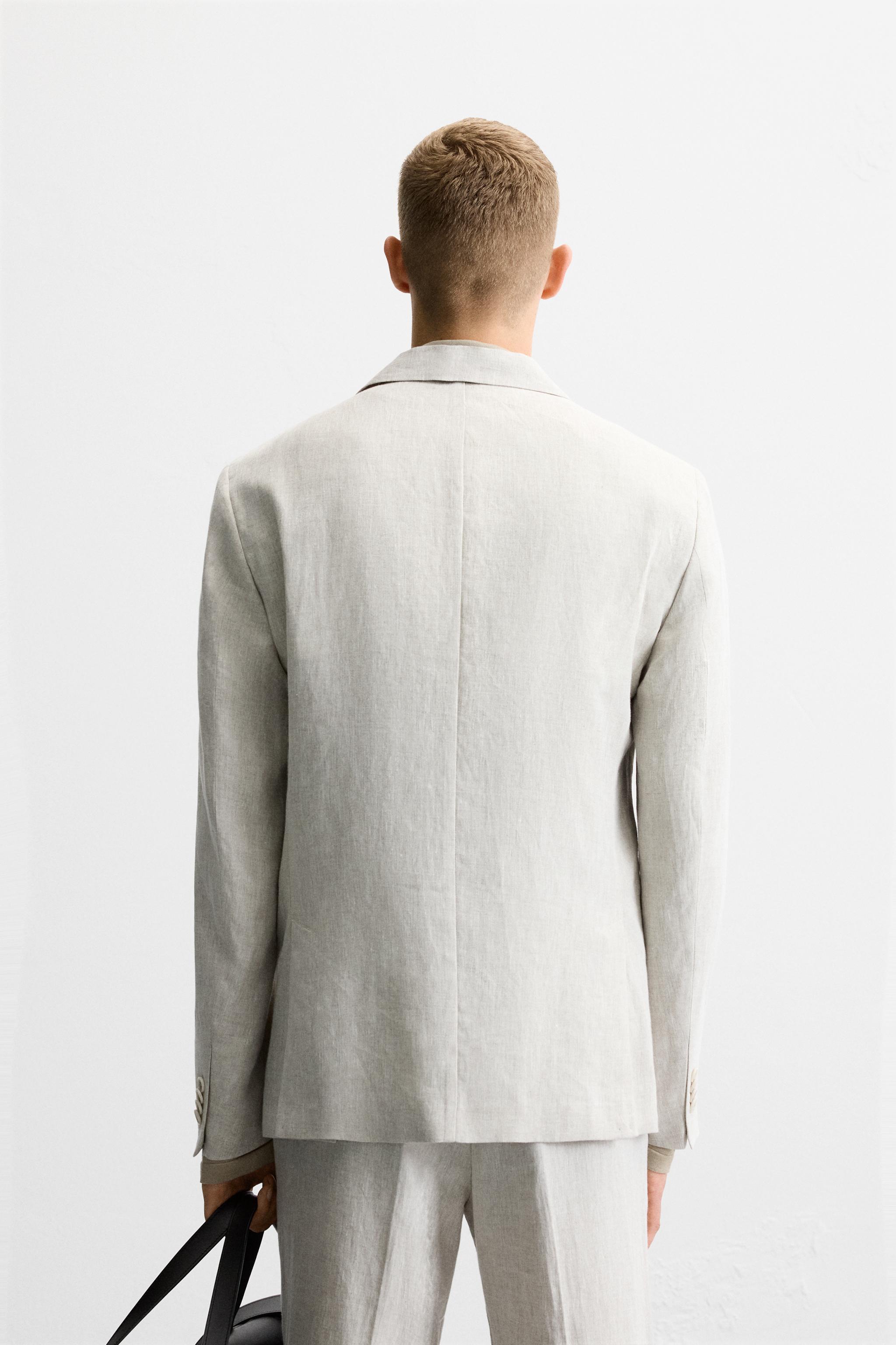 SUIT JACKET IN 100% LINEN Product Image