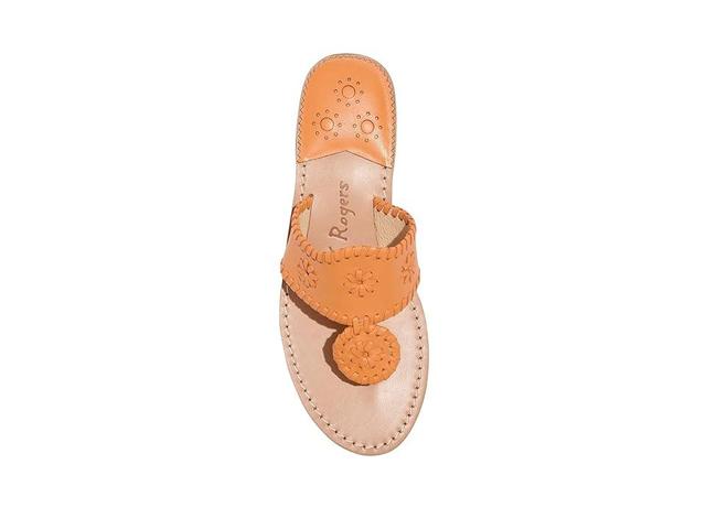 Jack Rogers Jacks Flat Sandals - Leather (Apricot) Women's Sandals Product Image