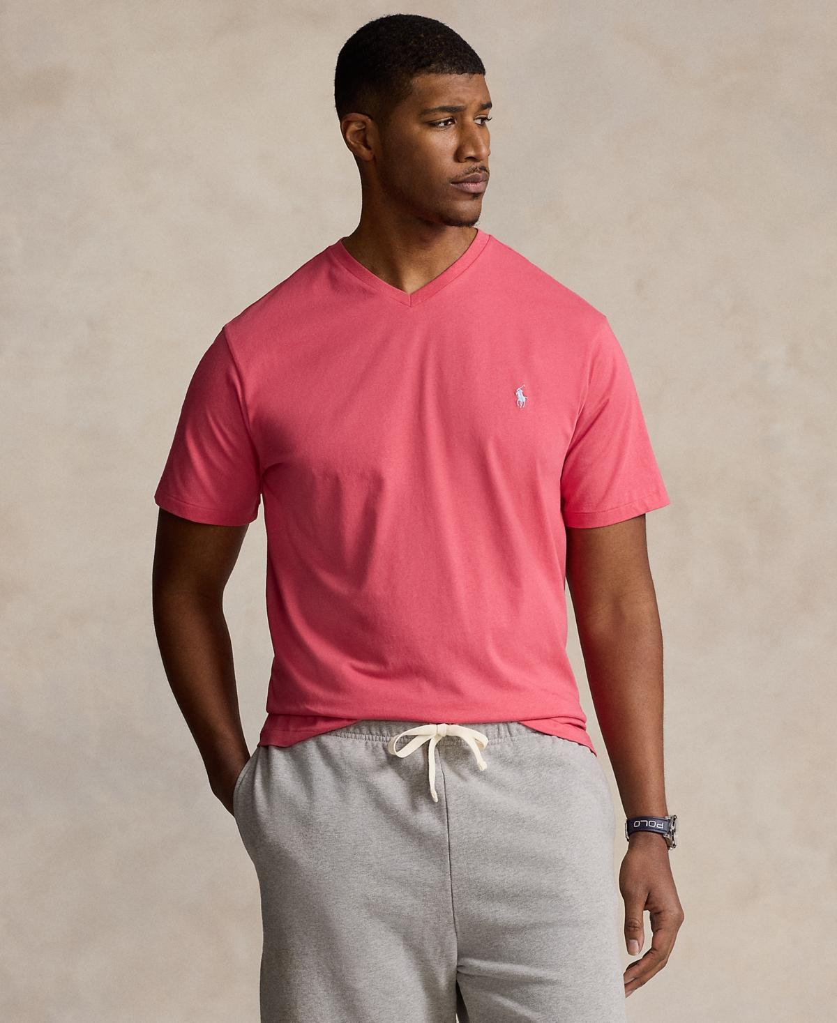 Polo Ralph Lauren Mens Big & Tall Jersey V-Neck T-Shirt Product Image