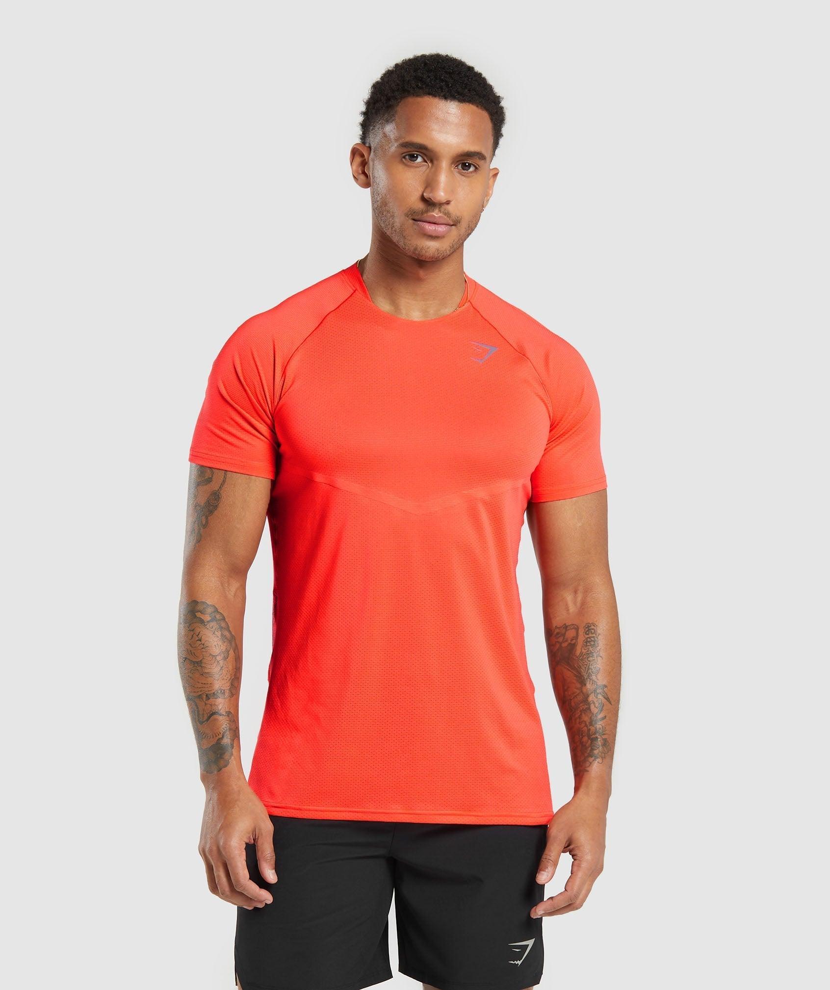 Gymshark Speed T-Shirt - Wannabe Orange Male Product Image