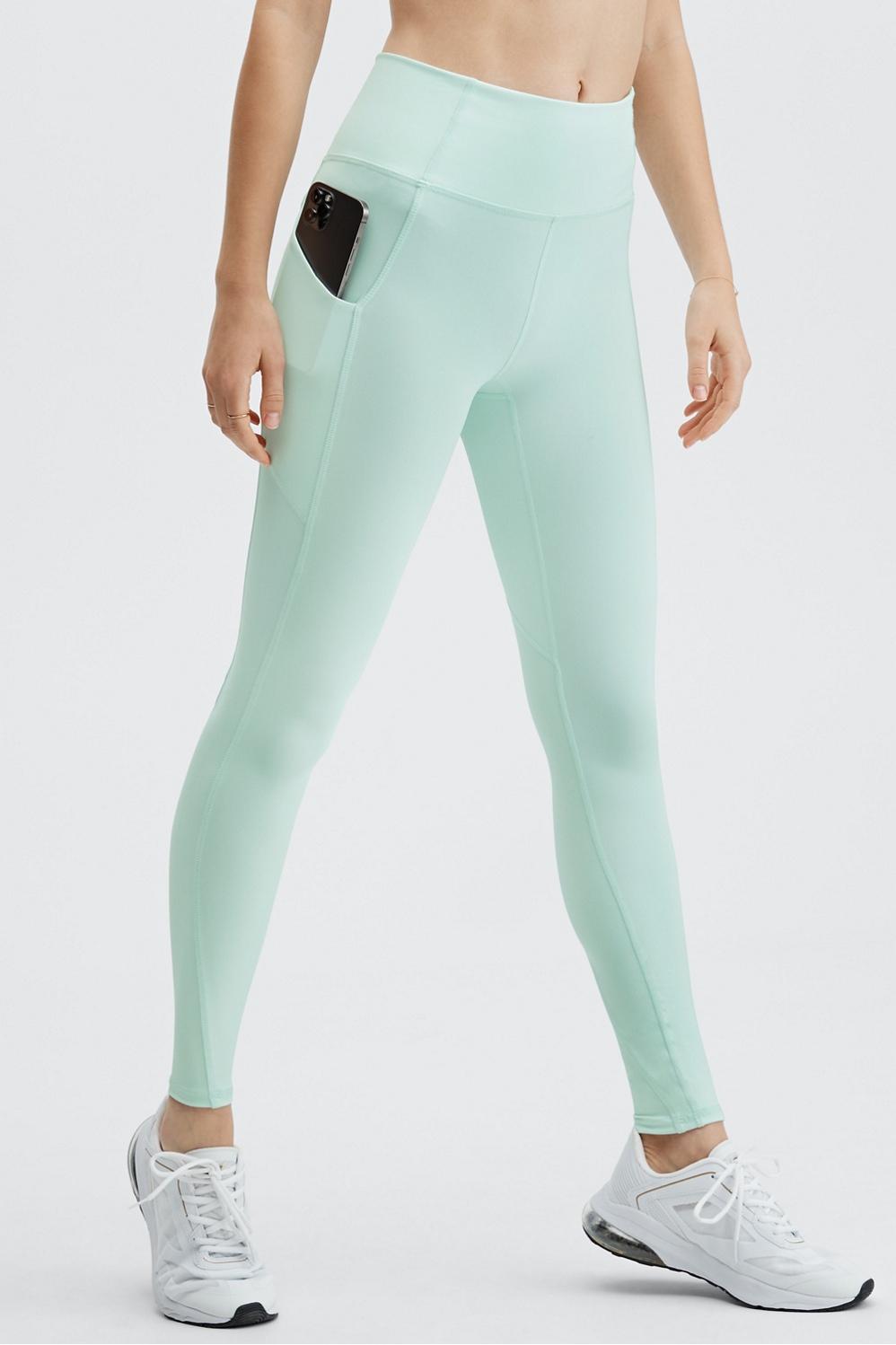 Fabletics Oasis High-Waisted Legging Womens blue plus Size 2X Product Image