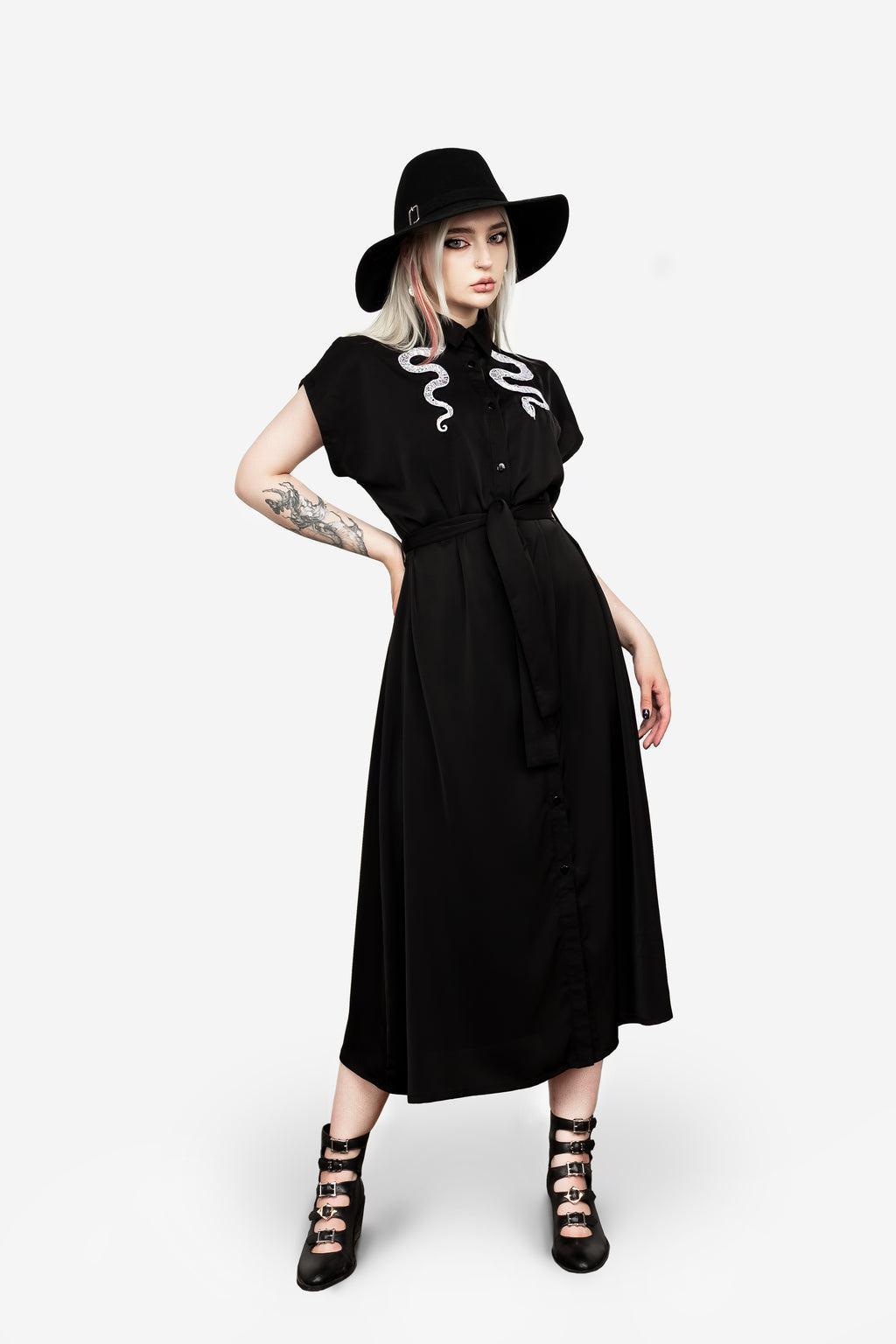 Slither Relaxed Midi Dress Product Image