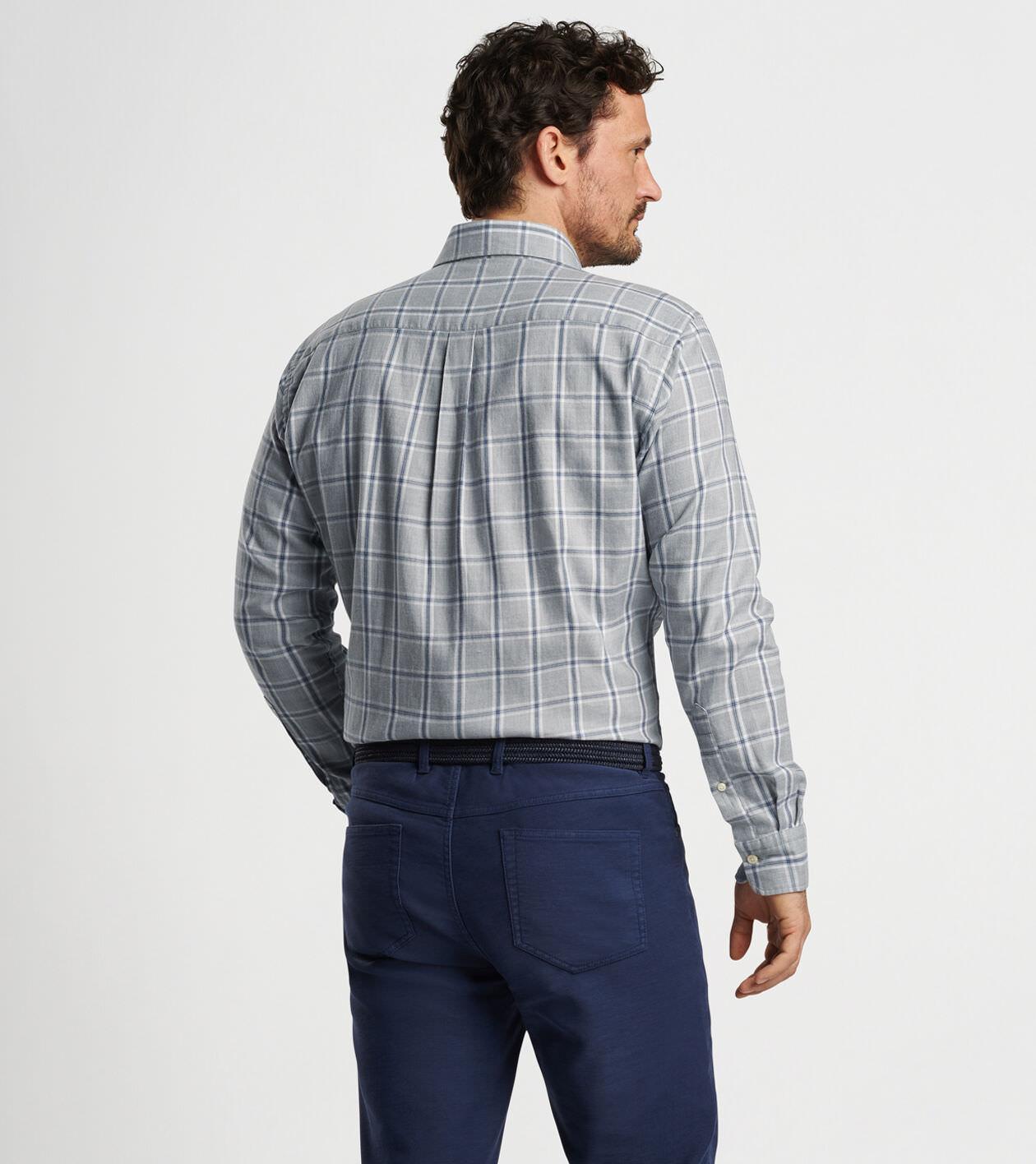 Vernon Flannelite Cotton-Stretch Sport Shirt Product Image