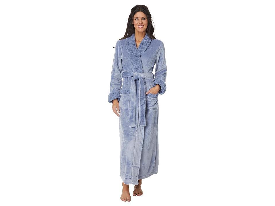 Womens Faux-Shearling Sherpa Robe Product Image