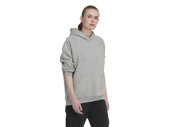 adidas All SZN Boyfriend Hoodie (Medium Grey Heather) Women's Clothing Product Image