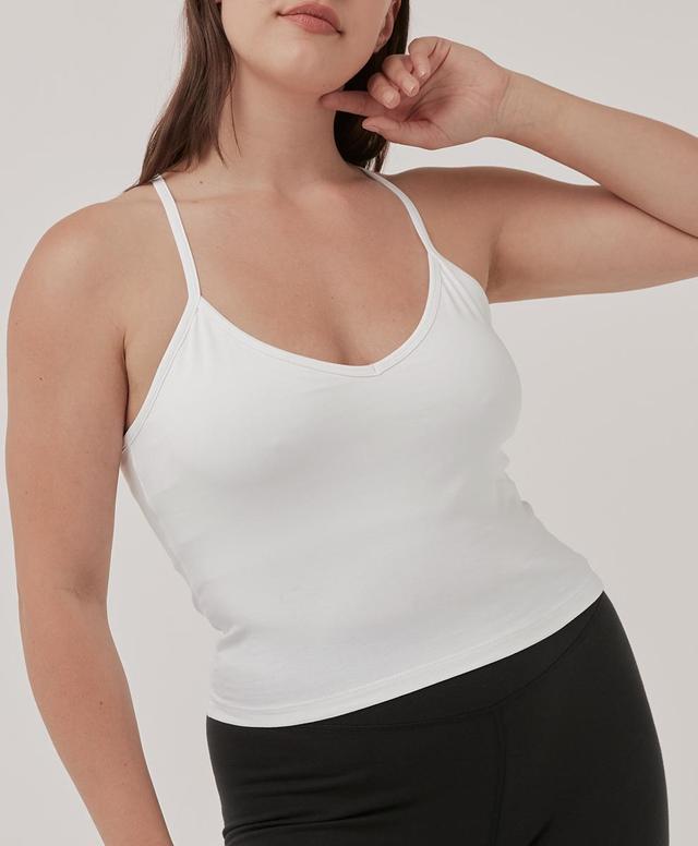 Womens Everyday Shelf Bra Cropped Camisole 3XL Product Image