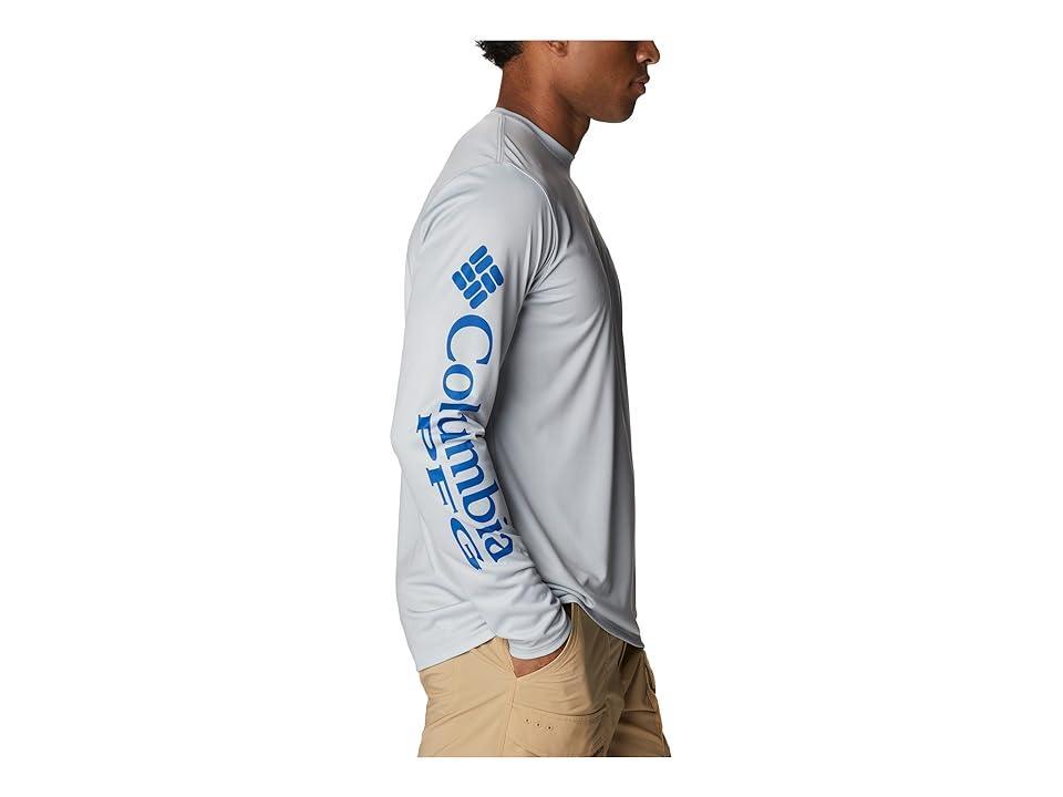 Columbia Terminal Tackle PFG Carey Chen Long Sleeve (Cool Grey/Vivid Intruder) Men's Clothing Product Image