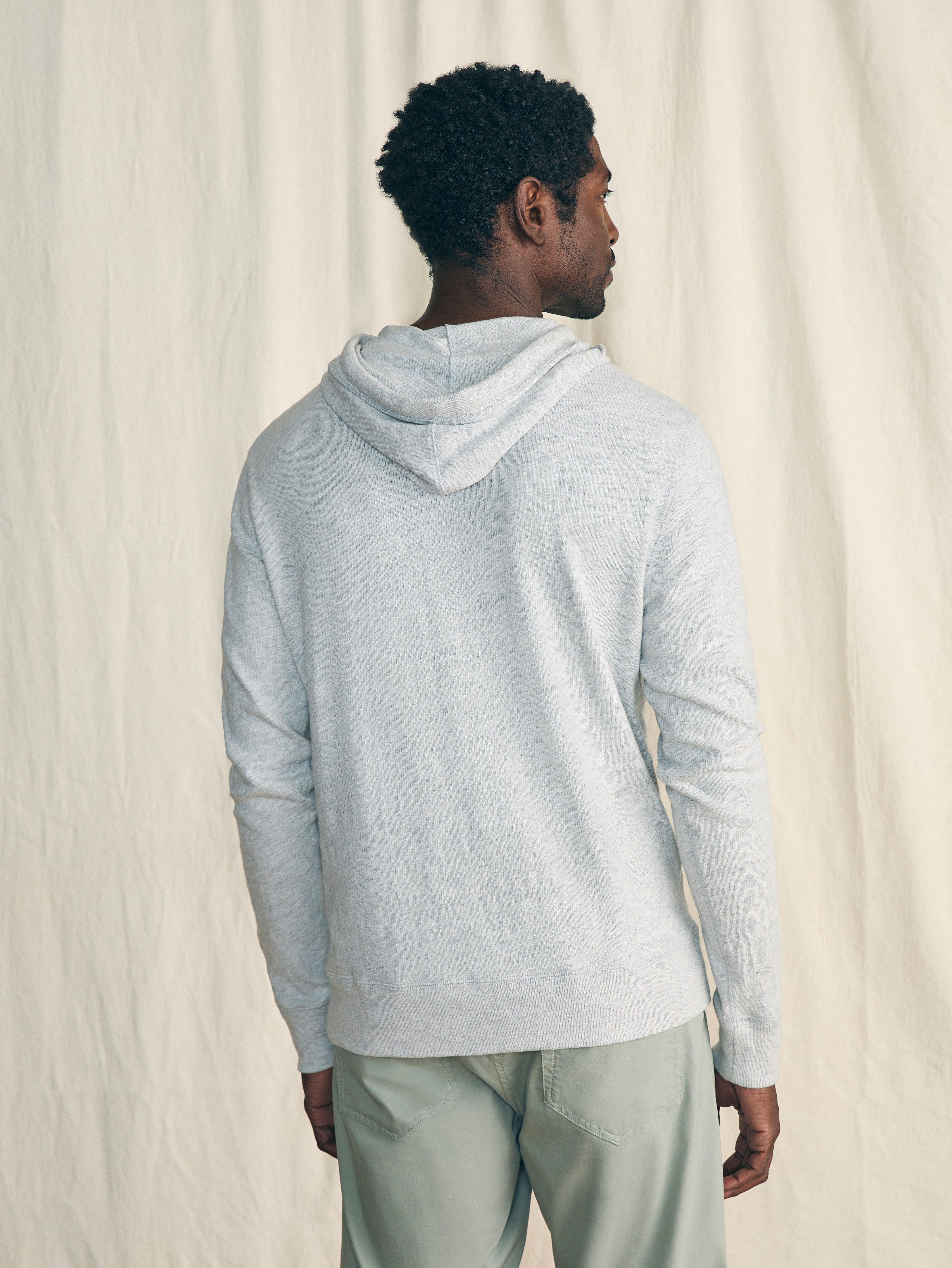 Sunwashed Slub Hoodie (Tall) - Light Grey Heather Product Image