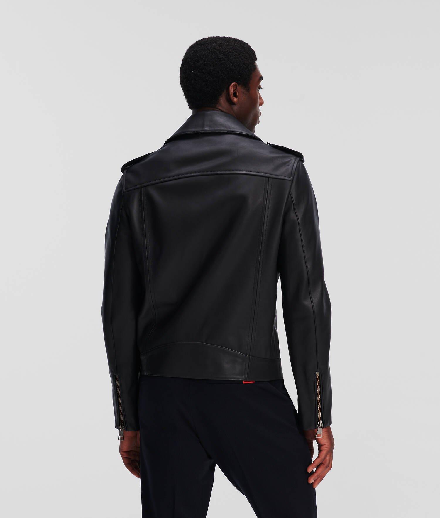 LEATHER BIKER JACKET Product Image