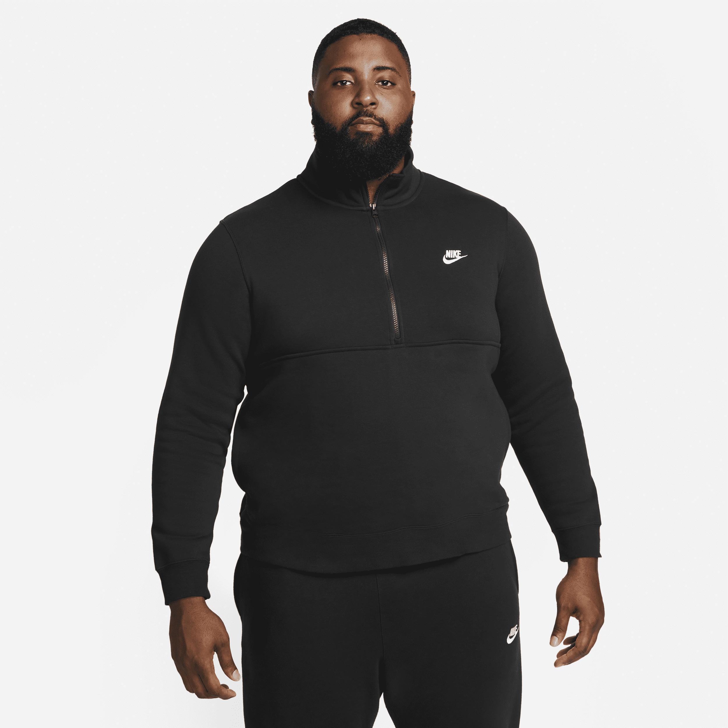 Mens Nike Sportswear Club Brushed-Back 1/2-Zip Pullover Product Image