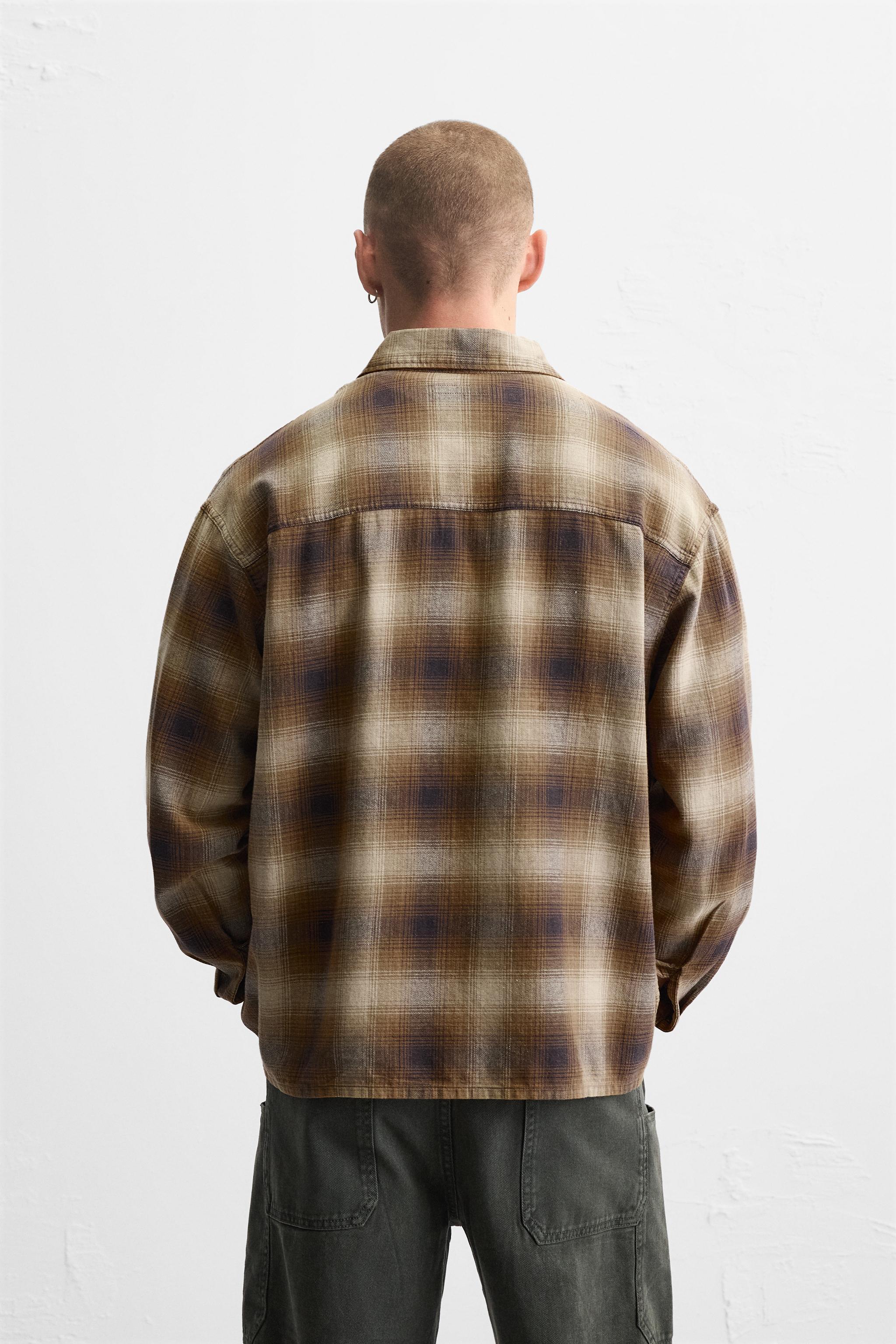 WASHED PLAID SHIRT Product Image