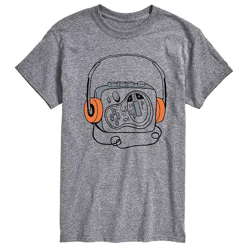 Mens Cassette Player Graphic Tee Product Image