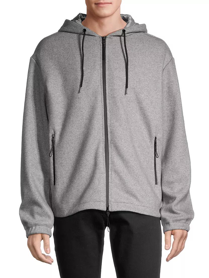 Slim-Fit Zip Hoodie Product Image