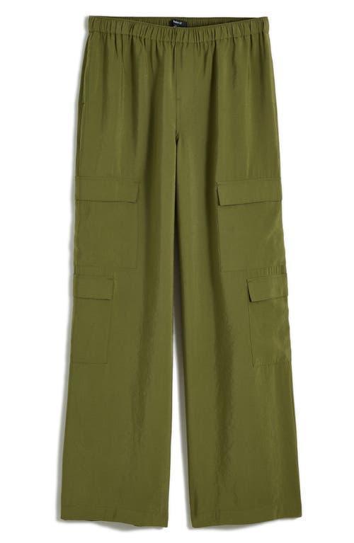 Madewell Pull-On Wide Leg Cargo Pants Product Image