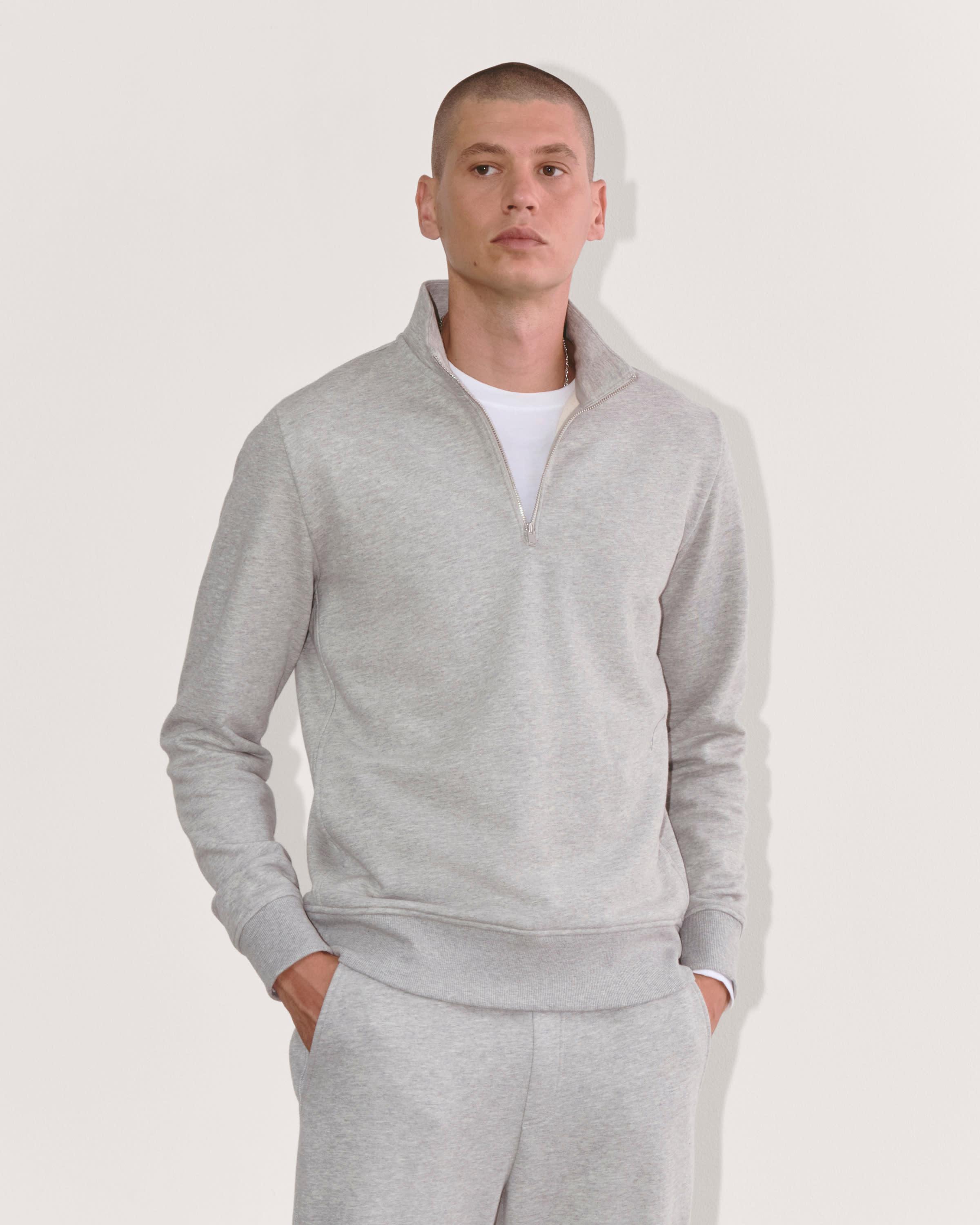 The Off-Duty Terry Quarter-Zip Product Image