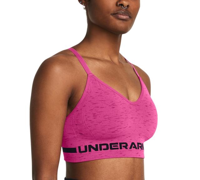 Womens UA Seamless Low Long Heather Sports Bra Product Image