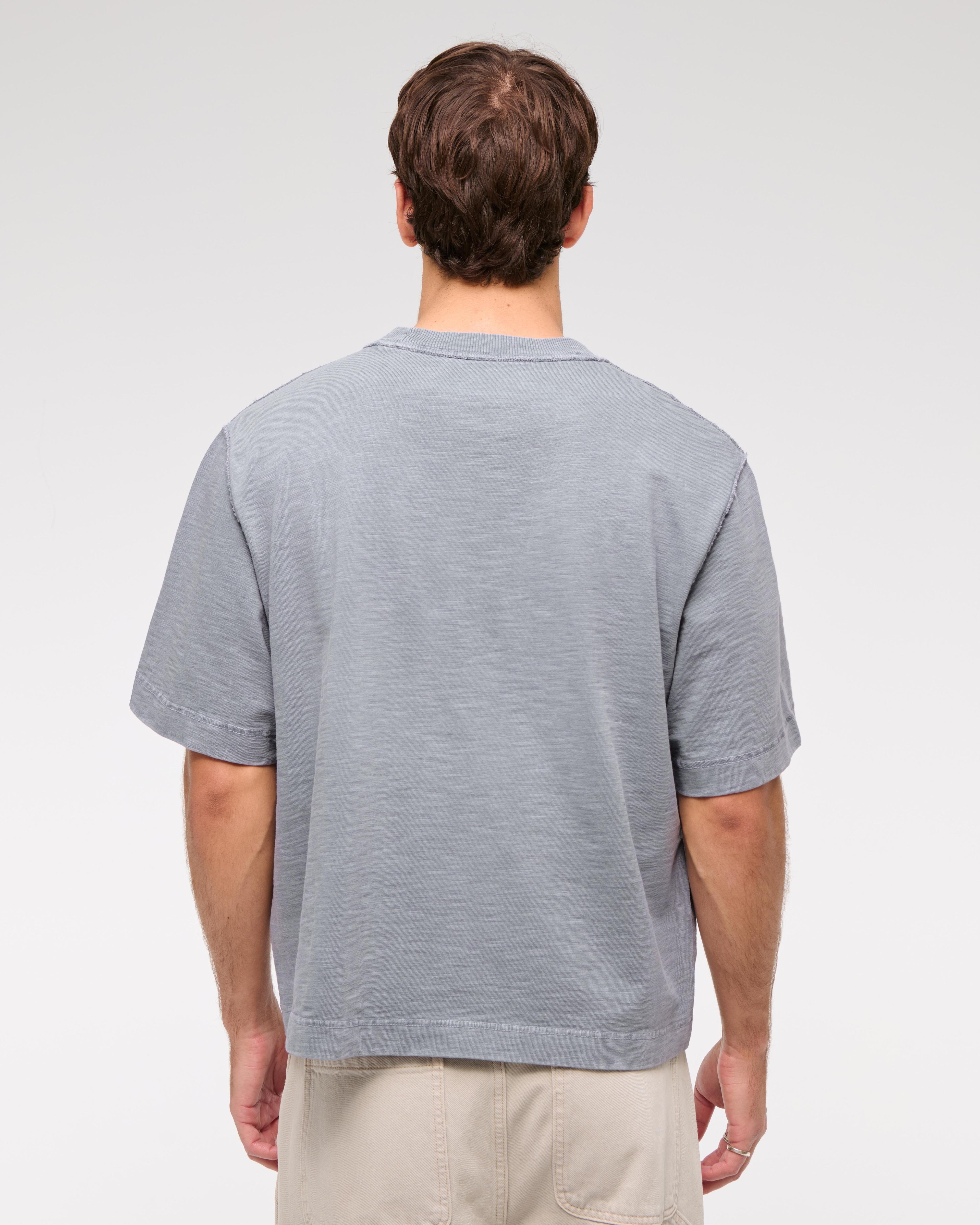 Premium Heavyweight Slub Cropped Tee Product Image