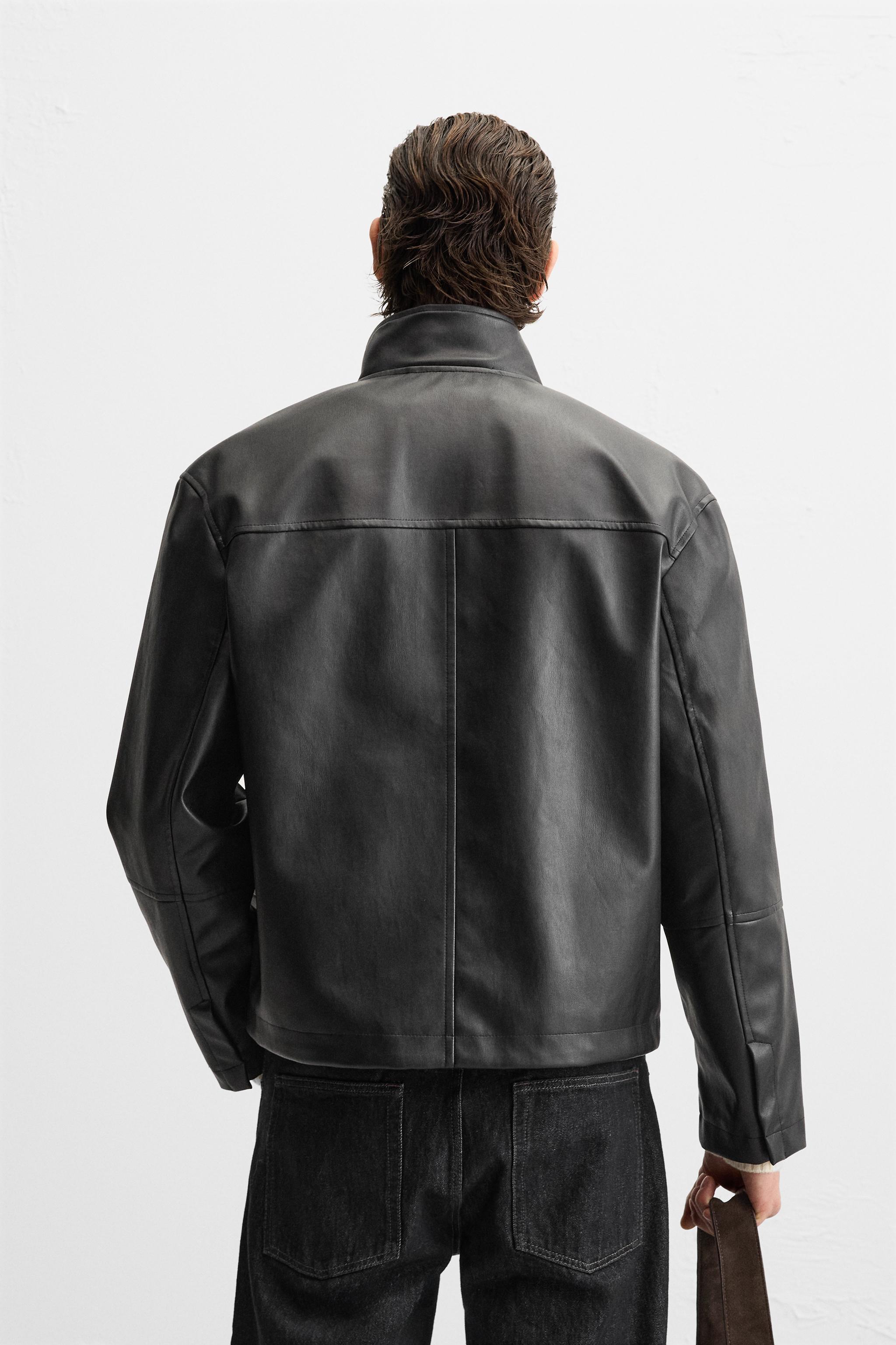 FAUX LEATHER JACKET Product Image