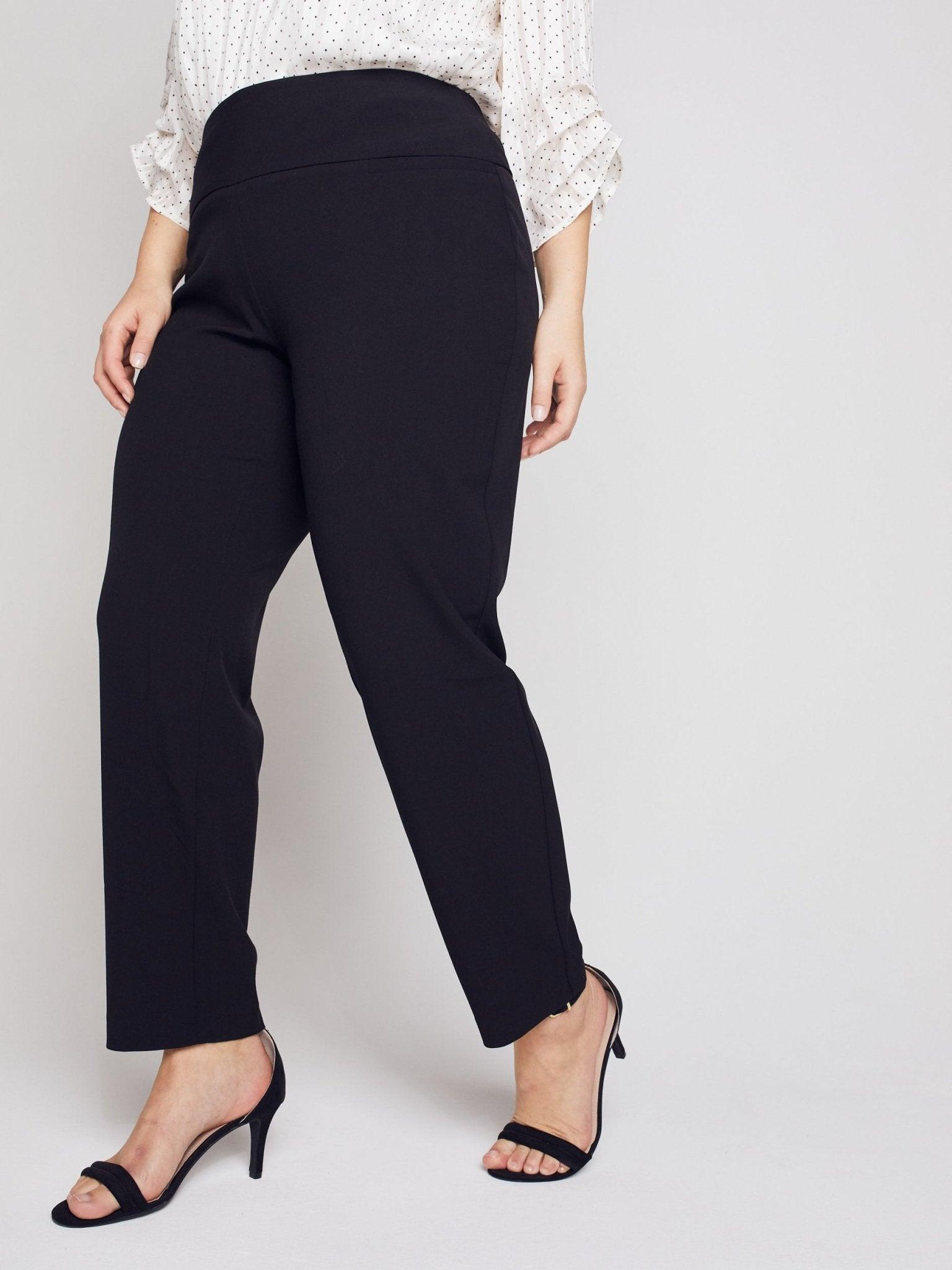 Roz & Ali Secret Agent Pants with Slim Leg & Wide Waistband - Plus Product Image