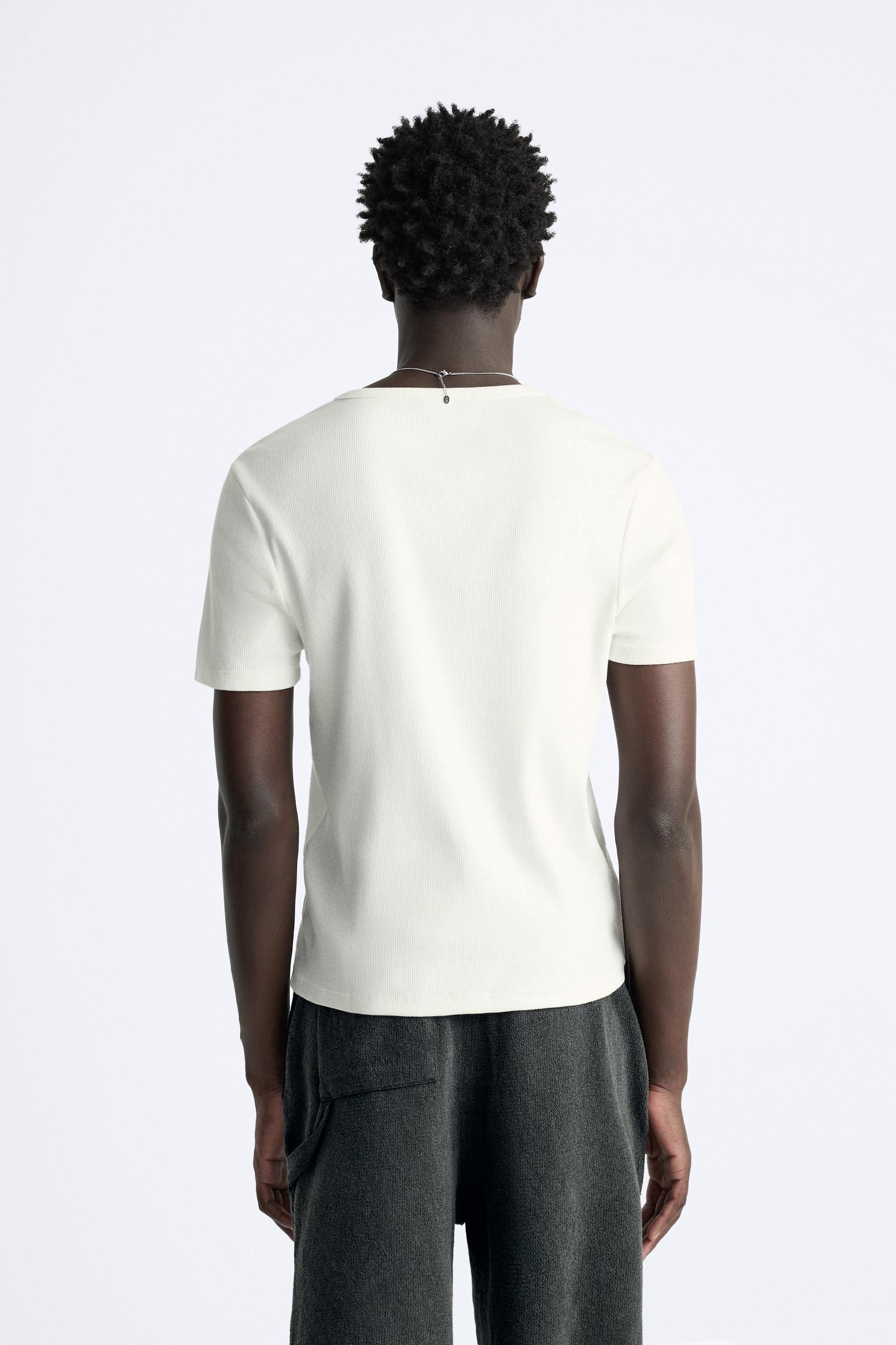 BASIC RIBBED T-SHIRT Product Image